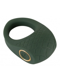 Зеленое эрекционное виброкольцо Luxurious Vibro Cock Ring - Orion - в Димитровграде купить с доставкой