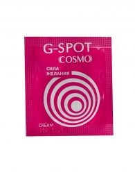 Стимулирующий интимный крем для женщин Cosmo G-spot - 2 гр. - Биоритм - купить с доставкой в Димитровграде