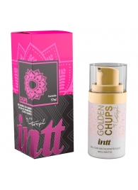 Возбуждающий гель Golden Chups с малиновым ароматом - 17 мл. - INTT - купить с доставкой в Димитровграде