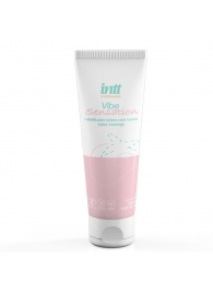 Лубрикант на водной основе Vibe Sensation с клубничным вкусом и легким вибрирующим эффектом - 50 гр. - INTT - купить с доставкой в Димитровграде