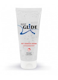 Лубрикант на водной основе Just Glide Strawberry с ароматом клубники - 200 мл. - Orion - купить с доставкой в Димитровграде