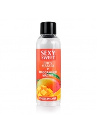 Массажное масло Sexy Sweet Juicy Mango с феромонами и ароматом манго - 75 мл. - Биоритм - купить с доставкой в Димитровграде