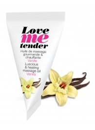 Съедобное согревающее массажное масло Love Me Tender Vanilla с ароматом ванили - 10 мл. - Love to Love - купить с доставкой в Димитровграде