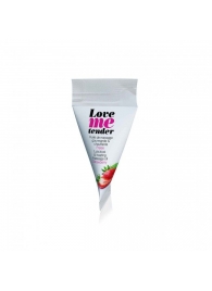 Съедобное согревающее массажное масло Love Me Tender Strawberry с ароматом клубники - 10 мл. - Love to Love - купить с доставкой в Димитровграде