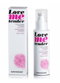 Съедобное согревающее массажное масло Love Me Tender Cotton Candy с ароматом сладкой ваты - 100 мл. - Love to Love - купить с доставкой в Димитровграде