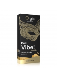 Съедобный гель Dual Vibe Pina Colada с эффектом вибрации и вкусом коктейля пина колада - 15 мл. - ORGIE - купить с доставкой в Димитровграде