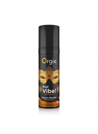 Съедобный гель Dual Vibe Sex On The Beach с эффектом вибрации и вкусом коктейля «секс на пляже» - 15 мл. - ORGIE - купить с доставкой в Димитровграде