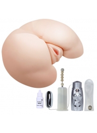 Вибрирующий мастурбатор-попка с ротацией и пультом управления - Baile - в Димитровграде купить с доставкой