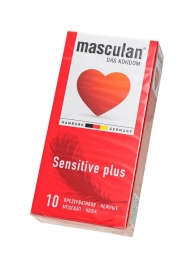 Презервативы Masculan Sensitive plus - 10 шт. - Masculan - купить с доставкой в Димитровграде