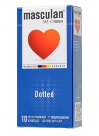 Презервативы с пупырышками Masculan Dotted - 10 шт. - Masculan - купить с доставкой в Димитровграде