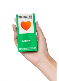 Презервативы анатомической формы Masculan Anatomic - 10 шт. - Masculan - купить с доставкой в Димитровграде
