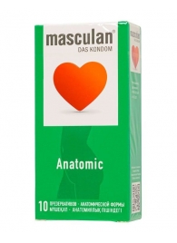Презервативы анатомической формы Masculan Anatomic - 10 шт. - Masculan - купить с доставкой в Димитровграде