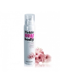 Массажная хрустящая пенка Tickle My Body Cherry Blossom с ароматом вишневого цвета - 150 мл. - Love to Love - купить с доставкой в Димитровграде
