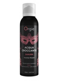 Хрустящая пенка для массажа Orgie Acqua Croccante Sakura с ароматом сакуры - 150 мл. - ORGIE - купить с доставкой в Димитровграде