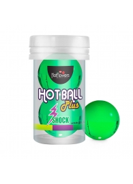 Лубрикант на силиконовой основе Hot Ball Plus с покалывающим эффектом (2 шарика по 3 гр.) - HotFlowers - купить с доставкой в Димитровграде