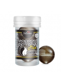 Анальный лубрикант на масляной основе Hot Ball Plus Conforto (2 шарика по 3 гр.) - HotFlowers - купить с доставкой в Димитровграде