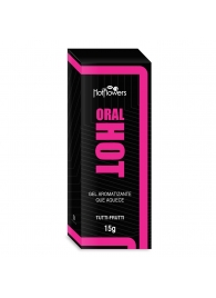 Гель для оральных ласк Oral Hot с согревающим эффектом - 15 гр. - HotFlowers - купить с доставкой в Димитровграде