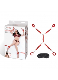 Красная фиксация на матрас Classic Bedspreader - Lux Fetish - купить с доставкой в Димитровграде