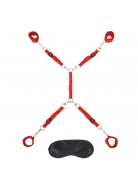 Красная фиксация на матрас Classic Bedspreader - Lux Fetish - купить с доставкой в Димитровграде