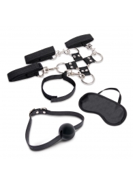 Набор для фиксации из 7 предметов Hogtie   Ball Gag Kit - Lux Fetish - купить с доставкой в Димитровграде