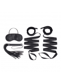 Эротический набор 4PC Bondage Bed Strap   Flogger Kit - Lux Fetish - купить с доставкой в Димитровграде