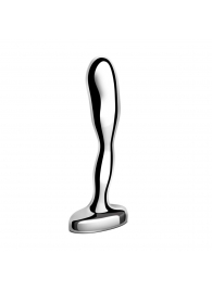 Стальной стимулятор простаты Stainless Steel Prostate Plug - 11,5 см. - b-Vibe - в Димитровграде купить с доставкой