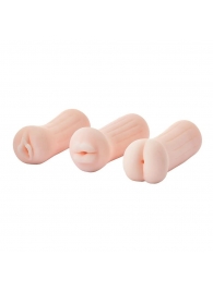 Набор из 3 мастурбаторов The Girl Next Door Tina - Dream Toys - в Димитровграде купить с доставкой
