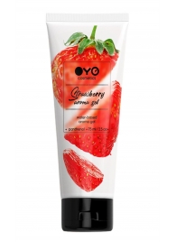 Лубрикант на водной основе OYO Aroma Gel Strawberry с ароматом клубники - 75 мл. - OYO - купить с доставкой в Димитровграде