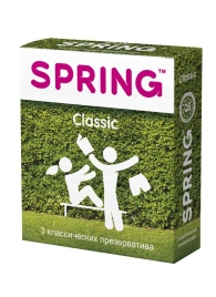 Классические презервативы SPRING CLASSIC - 3 шт. - SPRING - купить с доставкой в Димитровграде