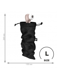 Черный мешочек для хранения игрушек Treasure Bag L - Satisfyer - купить с доставкой в Димитровграде
