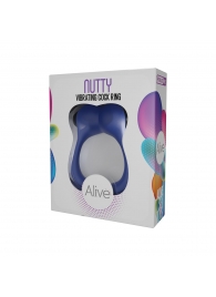 Синее эрекционное виброкольцо Nutty - Adrien Lastic - в Димитровграде купить с доставкой