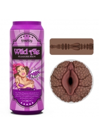 Коричневый мастурбатор-вагина Pleasure Brew Masturbator-Wild Ale в банке - Lovetoy - в Димитровграде купить с доставкой