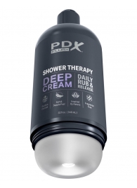 Мастурбатор в бутылке Shower Therapy Deep Cream - Pipedream - в Димитровграде купить с доставкой