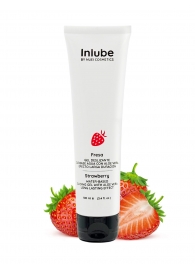 Лубрикант на водной основе Nuei Inlube с алоэ вера и ароматом клубники - 100 мл. - Nuei cosmetics - купить с доставкой в Димитровграде