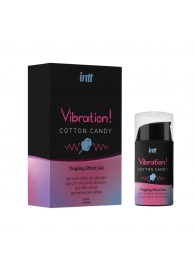 Жидкий вибратор Vibration Cotton Candy с ароматом сахарной ваты - 15 мл. - INTT - купить с доставкой в Димитровграде