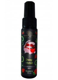 Спрей для горла Deep Throat с десенсибилизирующим эффектом и вкусом клубники - 50 мл. - БиоМед - купить с доставкой в Димитровграде