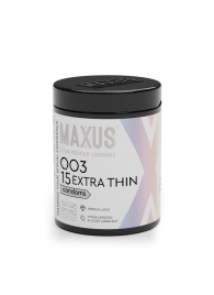 Экстремально тонкие презервативы MAXUS 003 Extra Thin - 15 шт. - Maxus - купить с доставкой в Димитровграде