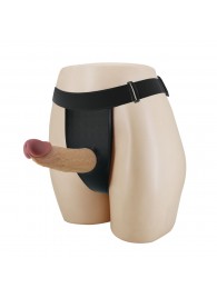 Полый страпон на регулируемых трусиках Houston - 17,5 см. - Baile - купить с доставкой в Димитровграде