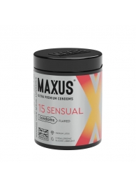 Анатомические презервативы MAXUS Sensual - 15 шт. - Maxus - купить с доставкой в Димитровграде