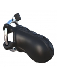 Черный замок верности Extreme Silicone Cock Blocker - Pipedream - купить с доставкой в Димитровграде