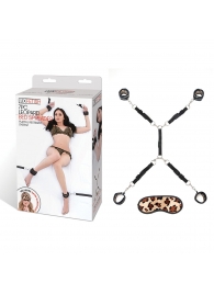 Леопардовая фиксация на матрас для рук и ног Classic Bedspreader - Lux Fetish - купить с доставкой в Димитровграде