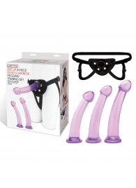 Тренировочный набор с тремя насадками Pegging Training Set - Lux Fetish - купить с доставкой в Димитровграде