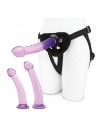 Тренировочный набор с тремя насадками Pegging Training Set - Lux Fetish - купить с доставкой в Димитровграде