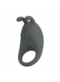Серое эрекционное кольцо с вибрацией Master Ring - Baile - в Димитровграде купить с доставкой