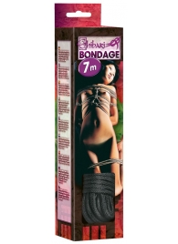 Чёрная веревка для связывания - 700 см. - Orion - купить с доставкой в Димитровграде