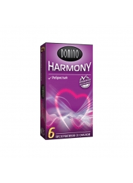 Презервативы с рёбрышками Domino Harmony - 6 шт. - Domino - купить с доставкой в Димитровграде