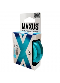 Презервативы Maxus G spot с двойной спиралью - 3 шт. - Maxus - купить с доставкой в Димитровграде