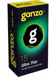 Прозрачные ультратонкие презервативы Ganzo Ultra thin - 15 шт. - Ganzo - купить с доставкой в Димитровграде