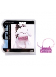 Эрекционное кольцо с вибратором LITTLE LILAC - Dream Toys - в Димитровграде купить с доставкой