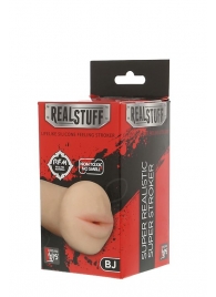 Нежный мастурбатор-ротик REALSTUFF 5INCH MASTURBATOR BJ - Dream Toys - в Димитровграде купить с доставкой
